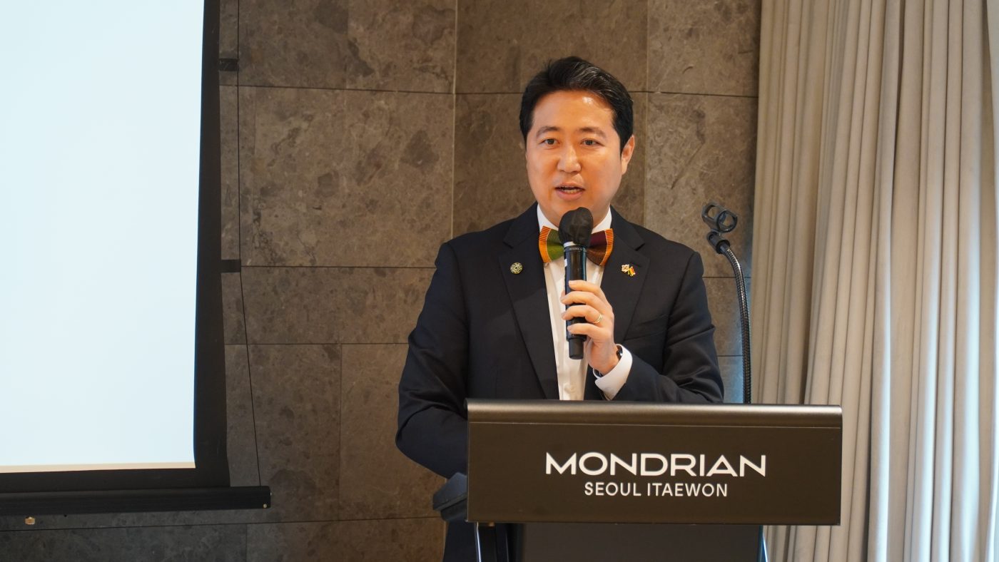 제2차 조찬 세미나 — 최고조 주한가나대사, '서아프리카와 가나' — 기회의 땅을 말하다